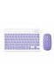 Wireless Bluetooth Rechargeable Keyboard and Mouse Combo Slim Compact Keyboard Kit with Long Battery Life
