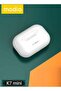 K7 Mini True Wireless Earbuds with ENC Noise Cancellation, Deep Bass, HD Microphone, and Touch Controls in White - 2