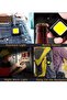 Small Mini COB Pocket Magnetic Flashlights Powerful 500 High Lumens Bright Rechargeable Keychain Work Light Flashlight Pack 2 - 3