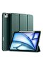 Pine Green Slim Trifold Stand Case for iPad Air 13" M2 (2024) & iPad Pro 12.9" (6th/5th/4th Gen)