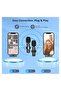 Professional Wireless Lavalier Lapel Microphone for iPhone, iPad - Cordless Omnidirectional Condenser Recording Mic for Interview Video Podcast Vlog YouTube, Bluetooth, Black - 4