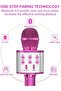 2-Pack Wireless Bluetooth Karaoke Microphones - Portable Handheld Mic with Speaker for All Ages (Purple) - 2