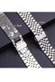 Compatible with Apple Watch Band 41mm 40mm 38mm, Stainless Steel Heavy Band with Butterfly Folding Clasp Link Bracelet for iWatch Series8/7/6 /SE Series 5/4/3/Men women,Silver - 5