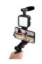 smartphone Vlogging Kit for Starter Video Recording, Fill Light + Mic + Tripod + Phone Clip - 5