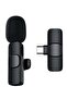 M21 Wireless Lavalier Microphone Plug & Play Type-C Lapel Clip-on Mini Mic Black - 3