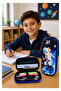 Astronaut Embossed Pen Holder with Compartments 1 Piece P-5953 Boy's School Pencil Case 3D Space Kari - 2