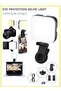 Selfie Light, Phone Light with Front & Back Clip, 3000-9900K Dimmable LED Portable Light
