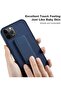 iPhone 16 Pro Max Blue Magnetic Kickstand Case with Premium Silicone, Vertical & Horizontal Hand Strap, and Multi-Stand - 2