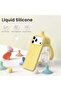 Silicone Case Compatible with iPhone 17 Pro | Slim Liquid Silicone Shockproof Phone Case – Yellow - 2
