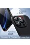Ultra-Slim 0.35mm iPhone 16 Pro Max Case (6.9 Inch) – Lightweight Matte Finish, Full Camera Protection, Minimalist Hard Cover (Black) - 3
