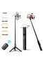 AI intelligent 360 Auto Face Tracking Tripod 360° Rotation with Stand & Light, Phone Camera Holder Stand - 2