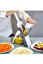 Vegetable Cutter Safe Mandoline Slicer TikTok Adjustable Chopper Multi purpose Food for Kitchen Gray, Lc-Vcutter-gy-060 - 2