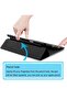 iPad 10.2-inch Case (9th/8th/7th Gen) with Pencil Holder - Slim TPU Trifold Cover - Black - 5