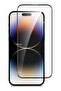 Iphone 15 Pro Max Screen Protector Tempered Glass, 3D Curved, 9H Hardness, Black