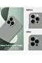 Silicone Case for iPhone 15 Pro Max with Camera Protection, 2 Screen Protectors, Calke Green - 3