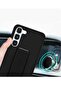 Samsung Galaxy S24 FE Case Cover - Magnetic Car Holder Silicone Grip Case with Wrist Strap - 3