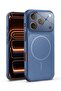 iPhone 17 Pro Case Magnetic Matte Glass Slim Shockproof Cover with Camera Lens Protector