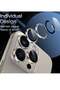 Camera Lens Protector for iPhone 15 Pro/Pro Max, 9H Tempered Glass Metal Ring, 3-Pack (Natural Titanium) - 2