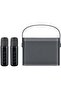 -219 Bluetooth Karaoke Speaker with Dual Wireless Microphones – Portable Outdoor Mobile Sound System with Deep Bass, Vocal Effects, USB/TF Support, Ideal for Parties and Events Black