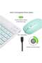 Ultra-Slim Bluetooth Keyboard and Mouse Combo Rechargeable Portable Wireless Keyboard Mouse Set - 5