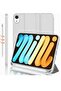 New iPad Mini 6 Case (2021, 8.3 Inch, 6th Gen) with Pencil Holder - Trifold Stand Smart Cover with Soft TPU Back and Auto Wake/Sleep Function