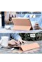 Smart Folio Soft TPU Protective Case Cover for iPad 8th/7th Gen & 10.2 (2020) with Pencil Holder - Rose Pink - 2