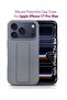 Case Cover for Apple iPhone 17 Pro Max with Magnetic Hand Grip – Slim 3-in-1 Protective Phone Case in Stylish Grey