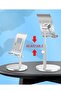 Adjustable Desktop Mobile and Tablet Holder – Durable Aluminum Alloy Phone Stand with Flexible Viewing Angles - 6