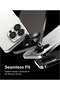 Camera Lens Frame Glass Compatible with iPhone 15 Pro Max - Black - 2