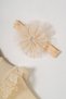 Baby Girl Mevlütlük Summer Dress Bandana Lace Newborn 100% Cotton Hospital Release Wedding Dress Evening Dress 4033K - 2