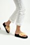 Mia Floral Flip Flops Black Beach Slippers Flip Flops Beach Party Slippers 4.5 cm - 2