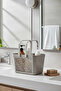 2-Piece Gray Handle Organizer Basket Kitchen Bathroom Organizer Carrying Set - 3