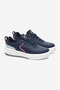 Women Ogl-07 Memory Foam Lace-Up Sneakers-Navy - 4