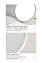 Flush Mount LED Ceiling Light, Dual Color, Dimmable, ABS Eye Protection, 3000-6000K - 7
