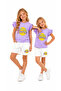 New Season Licensed Children's Shorts Set 2 Pieces Top and Bottom - 4