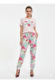 Rizqé Women's Cartoon Print T-Shirt & Pyjama Pant Set | Lycra Night Suit