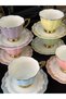 6 Person Colorful Porcelain Coffee Cup Set 90 ml - 7