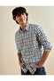 قميص AE Slim Fit Poplin بأزرار
