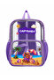 Licensed Clear Kids Bag - Lightweight and Durable Transparent Backpack - Beach Bag, Picnic Bag, and Everyday Use