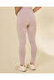 Women Pink Full Leggings - 3
