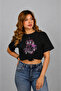BASKILI BASIC T-SHIRT SİYAH RENK - 3