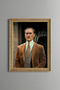 Mustafa Kemal Atatürk - Vintage Patterned Painting - Fine Model