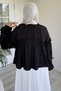Molly Nelly Women's Ruffled Sleeve and Waist Summer Blouse - 4