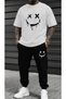 Unisex Oversize Shorts Set Short Sleeve T-Shirt Comfortable Fit Summer Casual Sports