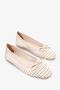 Noysa Women's Knitted Ballerinas - Beige - 2