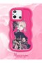 Poco C55 Compatible Case Camera Protector Red Silicone Couple Phone Case Girl Pattern - 2