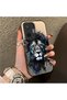 Poco F7 5g Compatible Silicone Edge Hard Back Case Couple Phone Case Lion Pattern - 3