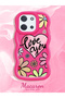 Poco C85 Compatible Case Camera Protector Red Silicone Couple Phone Case Floral Pattern - 2