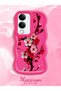 Vivo Y19S Gt 5g Compatible Case Camera Protector Red Silicone Couple Phone Case Floral Pattern - 2
