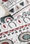 Bohemian Bird Pink Young Room Single Pique Set - Ethnic Mint 160X220 cm Quilted Bedspread - 3